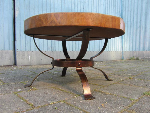 Vintage design boomstam tafel, salontafel, trunk table