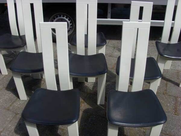 6 mid century moderne stoelen Pietro Costantini, dining chairs