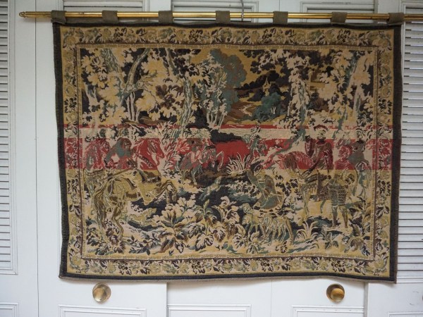 wandtapijt-wandkleed-jacht-valkenjacht-dames-paard-tapestry-hunting-falconry-women-noblewomen-horse-aubusson