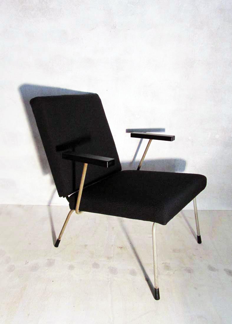 Gispen industrial vintage lounge fauteuil/chair Wim Rietveld